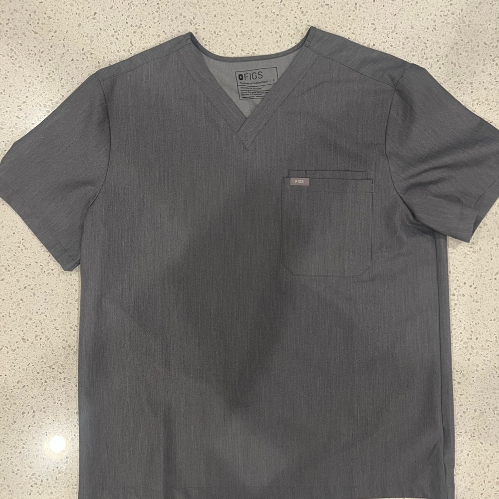 Figs Men's Grey Scub Set - Picture 1 of 5